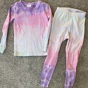 Hanna Andersson Custom Tiedye Long Johns Size 100 (4)